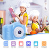 Kids Camera- 40MP Camera for Kids with 2.4 inch Large Screen, 1080P HD Digital Video Cameras for Toddler Children's Birthday with 32GB SD Card, SD Card Reader Blue