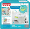 Fisher-Price Baby Toddler Toilet Royal Stepstool Potty Training Seat with Music Plus Removable Ring and Bowl, Blue