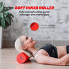 Foam Roller for Exercise - Premium Foam Roller Set 4 in 1 - Includes Massage Roller, Foot Roller, Back Roller, for Exercise & Physical Therapy - Ideal for Yoga, Back, Neck, Legs, Muscles ELVIRE