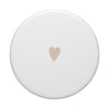 Sand / Beige / Tan Hand Drawn Heart Minimalist Love PopSockets Standard PopGrip