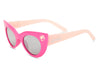 Barbie Girl's Cat Eye Sunglasses and Handled Hard Case Set (Pink)