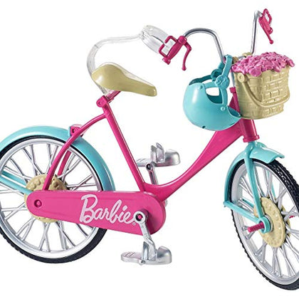 Barbie Bicycle with Basket of Flowers