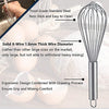 Whisks for Cooking, 3 Pack Stainless Steel Whisk for Blending, Whisking, Beating and Stirring, Enhanced Version Balloon Wire Whisk Set, 8