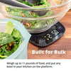 Food Weight Scale with Bowl, Super Accurate, Single Sensor, Digital Kitchen Scale, Master Food Prep with a Custom-Built Bowl That Fits on Top, Designed in St. Louis