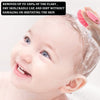 Baby Bath Brush, Exfoliating and Massaging Cradle Cap Bath Brushes - Silicone Cradle Cap Scrubber for Newborns,Babies Essential for Dry Skin, Cradle Cap and Eczema (Blue + Pink)