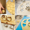 Mini Metal Cookie Cutters Set - 24 Pcs Clay Cutters/Mini Fruit Vegetable Cutters/Star Heart Round Flower Square Mini Cutters - Cookie Cutters for Kids Lunch/Mini Geometric Shapes Cookie Cutters