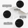 Face Halo Reusable Makeup Remover Microfiber Pads | Gently Removes Heavy Makeup With Just Water, Ultra-Soft, Eco-Friendly, Non-Toxic, All Skin Types, Replaces 500 Single-Use Wipes | Pro Black 3-Pack