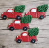Extra Large Vintage Pickup Truck with Christmas Tree Cookie Cutter, 5