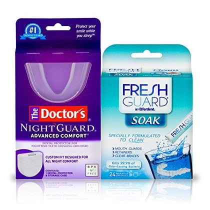 The Doctor's NightGuard Advanced Comfort and Fresh Guard Soak Crystals Pack