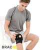 Bracoo Adjustable Compression Knee Patellar Pad Tendon Support Sleeve Brace for Men Women - Arthritis Pain, Injury Recovery, Running, Workout, KS10 (Black)
