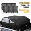 MIDABAO Thickened 20 Cubic Waterproof Duty Car Roof Top Carrier-Car Cargo Roof Bag Car Roof Top Carrier - Easy to Install Soft Rooftop Luggage Carriers with Wide Straps 20 Cubic Feet, ROB01