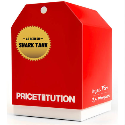 Pricetitution Card Game (from Shark Tank!) - Game Nights, Dinner Parties, Funny Conversations...Play in-Person or Over Video Online! | 3+ Players | Adults 16+ | How Much Money Would it take You to_?!
