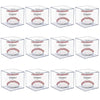 12 Pack UV Protected Acrylic Boxes for Display,Clear Display Case Baseball Cube Memorabilia Showcase Autograph Ball Protector