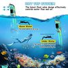 Greatever Dry Snorkel Set,Panoramic Wide View,Anti-Fog Scuba Diving Mask,Professional Snorkeling Gear for Adults