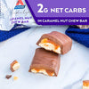Atkins Endulge Caramel Nut Chew Bar, Dessert Favorite, 1g Sugar, Good Source of Fiber, 10 Count
