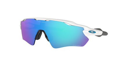 Oakley OO9208 Radar Ev Path Sunglasses+ Vision Group Accessories Bundle(Polished White/Prizm Sapphire (920873), mens