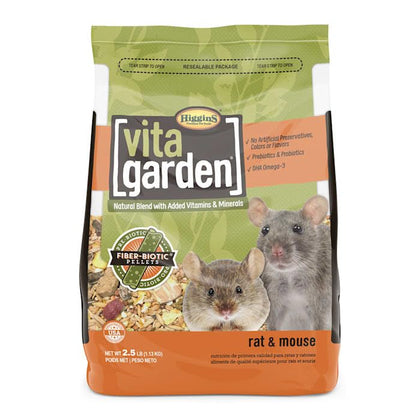 Higgins Vita Garden Rat & Mouse Food, 2.5 Lbs, Large