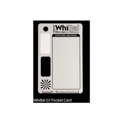 Genuine Whibal G7 Certified Neutral White Balance Pocket Card (2.1