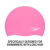 Speedo Unisex-Adult Swim Cap Silicone Long Hair Speedo Black