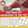 BLOONSY Spy Kit for Kids Detective Fingerprint Toys for 6 7 8 9 10 11 12 Year Old Boys Girls Secret Agent Investigation Science Set