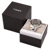 Timex Women's Standard 34mm Watch - Silver-Tone Dial & Gold-Tone Case with Brown Genuine Leather Strap