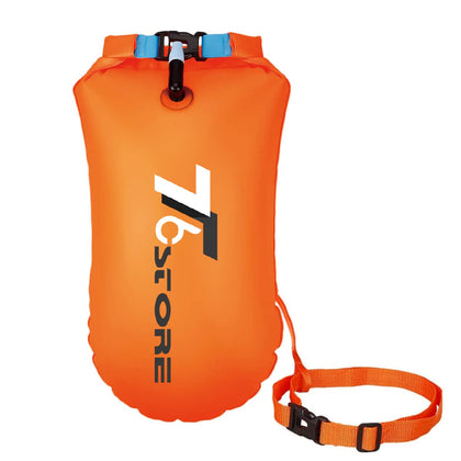 T6 20L Swim Buoy Waterproof Dry Bag Swim Safety Float Keep Gear Dry for Boating Kayaking Fishing Rafting Swimming Training and Camping