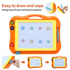Magnetic Drawing Board Toddler Toys for Boys Girls, 17 Inch Erasable Doodle Board for Kids Colorful Etch Education Sketch Doodle Pad Toddler Toys for Age 3 4 5 6 7 Year Old boy Girl