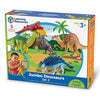 Learning Resources Jumbo Dinosaurs Expanded Set - 5 Pieces, Ages 3+, Dinosaurs for Toddlers, Dinosaurs Action Figure Toys, Kids' Play Dinosaur,Prehistoric Creature Figures