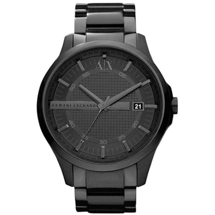 A|X ARMANI EXCHANGE Men's Black Stainless Steel Watch (Model: AX2104)