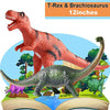Tepsmigo Soft Dinosaur Toys for Kids 3-5, Dinosaur Toys for Kids Toddlers - 6Pack Jumbo Dinosaur Toys, Jurassic Dinosaurs T-Rex Velociraptor Triceratops..., Perfect Dinosaur Toys for Kids 3-5, 5-7
