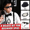 BLOONSY Spy Kit for Kids Detective Fingerprint Toys for 6 7 8 9 10 11 12 Year Old Boys Girls Secret Agent Investigation Science Set