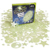 Glow in The Dark Stars for Ceiling, 500-Count, Largest Ceiling Glow Stars Assortment; Includes Bonuses; Jumbo Sun (Supernova), All 9 Planets, Bonus Moon and Entire Big Dipper Constellation
