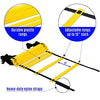 Yes4All Agility Ladder Speed Training Equipment - Speed Ladder for Kids and Adults with Carry Bag - 20 Rungs Yellow