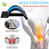 Back Stretcher, Lumbar Back Pain Relief Device(4 Level), Spine Borad Deck Multi-Level Back Cracker Lumbar, Pain Relief for Herniated Disc, Sciatica, Scoliosis, Lower and Upper Back Stretcher Support