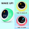 I·CODE Time to Wake Alarm Clock for Kids, Children's Sleep Trainer, Kids Wake Up Light, Sleep Sound Machine