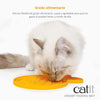 Catit Creamy Lickable Cat Treat Feeding Mat, Fish Shaped Cat Placemat