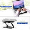 BESIGN LS10 Aluminum Laptop Stand, Ergonomic Adjustable Notebook Riser Holder Computer Stand Compatible with Air, Pro, Dell, HP, Lenovo More 10-14