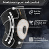 DR. BRACE ELITE Knee Brace with Side Stabilizers & Patella Gel Pads for Maximum Knee Pain Support and fast recovery for men and women-Please Check How To Size Video (Mercury, Large)