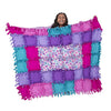 Melissa & Doug Created by Me! Flower Fleece Quilt No-Sew Craft Kit (48 squares, 4 x 5 feet)
