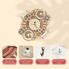 ROKR 3D Wooden Puzzles for Adults-Wooden Clock Puzzle Kit-Wood Model Kits to Build for Adults-Zodiac Wall Clock