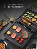 Panini Press Grill, Yabano Gourmet Sandwich Maker Non-Stick Coated Plates 11