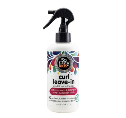 So Cozy Leave In Conditioner Spray - Paraben-Free Detangler for Kids' Curly Hair - Deep Conditioner & Tangle-Free Curls (8fl oz)