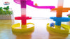 Ball Drop Educational Toy with Bridge - Advanced Spiral Swirl Ball Ramp Activity Playset for Toddlers