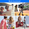 ULANZI Camera Tripod, Mini Flexible Stand with Hidden Phone Holder w Cold Shoe Mount, 1/4'' Screw for Magic Arm, Universal for iPhone 13 12 Pro Max XS Max X 8 Samsung Canon Nikon Sony Cameras