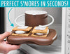 Smores maker - Easy to Use Campfire Style Indoor Smores Maker for Microwave - Mess-Free Dessert Machine - In-Built Water Reservoir - Sturdy Handles - Versatile