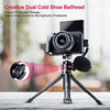 ULANZI Mini Camera Tripod with 360° Ball Head & Cold Shoe, Extendable Small Selfie Stick Tabletop Tripod Stand Handle Grip for Camera iPhone 11 Canon G7X Mark III Sony ZV-1 RX100 VII A6600 Vlogging