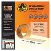 Gorilla Crystal Clear Repair Duct Tape, 1.88 x 18 yd, Clear, (Pack of 1)