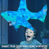 Thames & Kosmos Creatto: Shimmer Shark & Ocean Pals Light-Up Craft Puzzle from