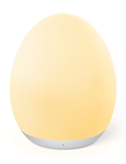 JolyWell Night Light for Kids, Baby Night Light with 7 Colors Changing Mode & Stepless Dimming, Nursery Night Light BPA Free,Rechargeable Egg Night Light for Breastfeeding 1h Timer & Touch Control