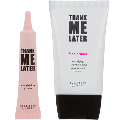 Thank Me Later Eye and Face Matte Primer for Long-Lasting Power Grip Makeup, Shine & Oil Control, Pore Minimizer, Hides Wrinkles & Fine Lines, Prevent Creasing for All-Day Eye Makeup Wear-10g & 30g